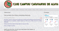 Desktop Screenshot of caravaningalava.org